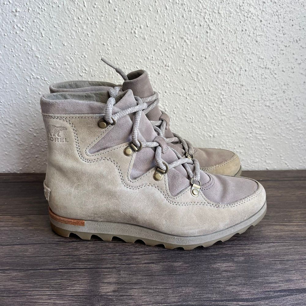 Sorel Sneakchic Alpine Kettle Boot Waterproof Leather Booties Womens Size 6.5 US
